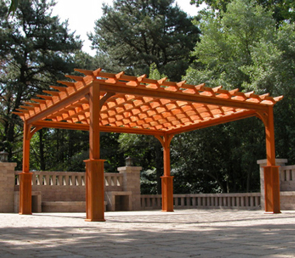 Pérgola abierta