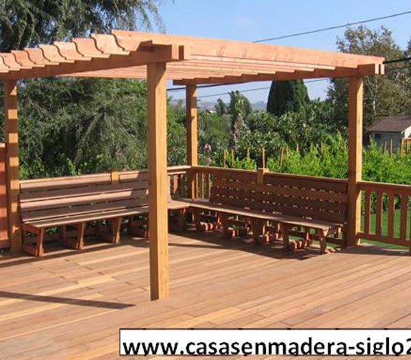 Pérgola abierta