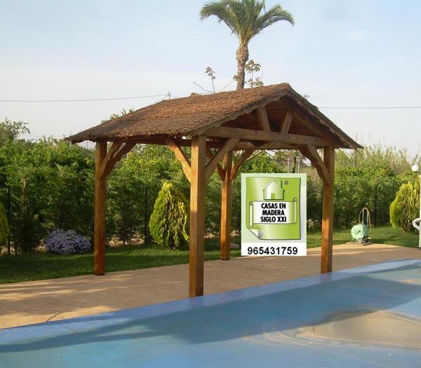 pérgola a 2 aguas